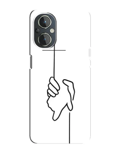 Чехол для OnePlus Nord N20 с картинкой «Рука держит» Чехол для OnePlus Nord N20 с картинкой «Рука держит»