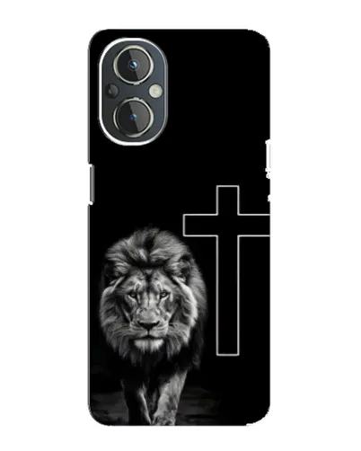 Чехол для OnePlus Nord N20 с картинкой «Лев и Крест» Чехол для OnePlus Nord N20 с картинкой «Лев и Крест»