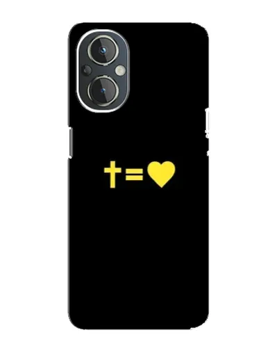 Чехол для OnePlus Nord N20 с картинкой «Сердце и Крест» Чехол для OnePlus Nord N20 с картинкой «Сердце и Крест»