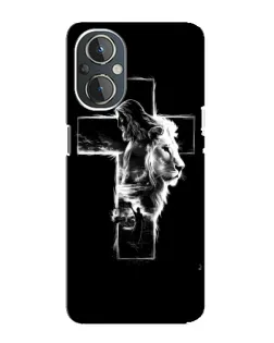 Чехол для OnePlus Nord N20 с картинкой «Сияющий крест Jesus»