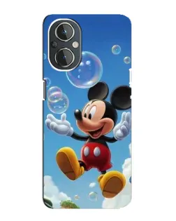 Чехол для OnePlus Nord N20 с картинкой «Mickey и мыльные пузыри»