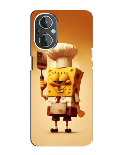 Чехол для OnePlus Nord N20 с картинкой «Губка Боб повар»