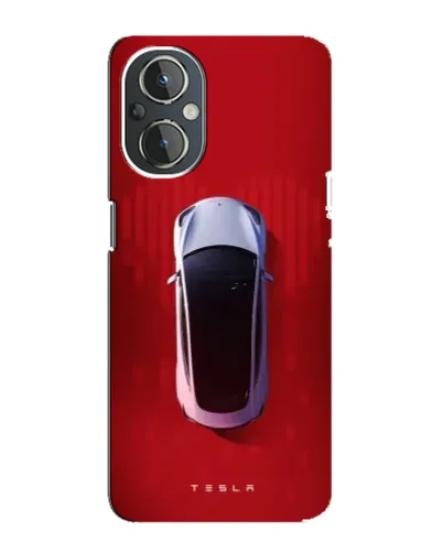 Чехол для OnePlus Nord N20 с картинкой «Tesla Top View»