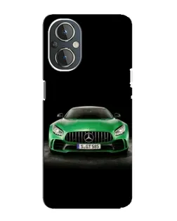 Чехол для OnePlus Nord N20 с картинкой «Mercedes — неоновый лого»