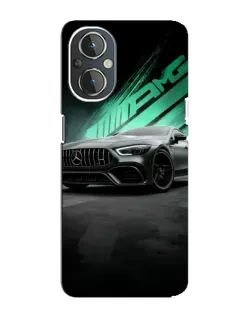 Чехол для OnePlus Nord N20 с картинкой «Темный Mercedes AMG»