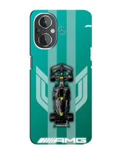 Чехол для OnePlus Nord N20 с картинкой «Mercedes AMG Petronas»