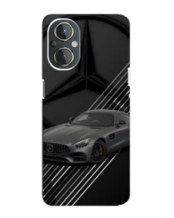 Чехол для OnePlus Nord N20 с картинкой «Mercedes AMG — графика»