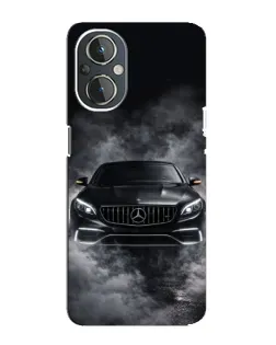 Чехол для OnePlus Nord N20 с картинкой «Mercedes в дыму»