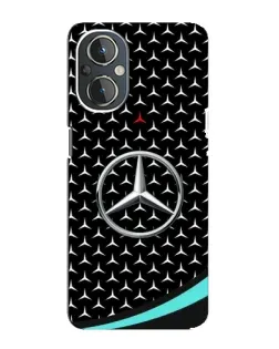 Чехол для OnePlus Nord N20 с картинкой «Mercedes — бирюзовый акцент»