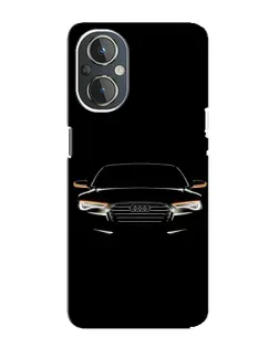 Чехол для OnePlus Nord N20 с картинкой «Audi — ночной контур»