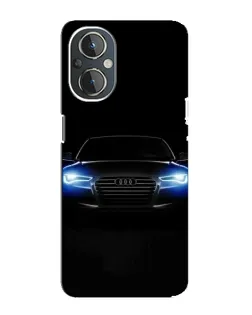 Чехол для OnePlus Nord N20 с картинкой «Audi в неоне»