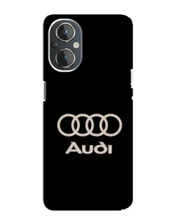 Чехол для OnePlus Nord N20 с картинкой «Audi — золотой логотип»