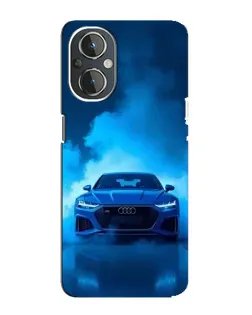 Чехол для OnePlus Nord N20 с картинкой «Audi — голубая энергия»