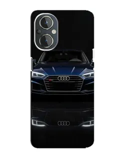 Чехол для OnePlus Nord N20 с картинкой «Audi — ночное отражение»