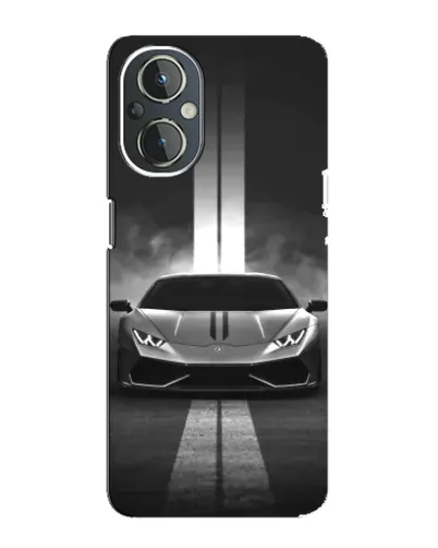 Чехол для OnePlus Nord N20 с картинкой «Lamborghini симметрия дорог»