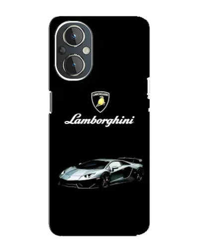 Чехол для OnePlus Nord N20 с картинкой «Логотип Lamborghini классика»