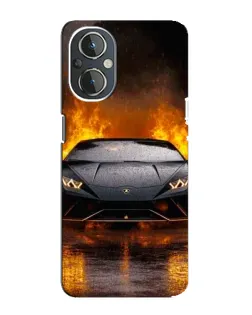 Чехол для OnePlus Nord N20 с картинкой «Lamborghini в огне» Чехол для OnePlus Nord N20 с картинкой «Lamborghini в огне»