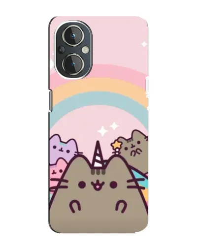 Чехол для OnePlus Nord N20 с картинкой «Единорог Pusheen»