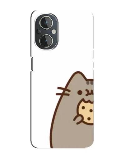 Чехол для OnePlus Nord N20 с картинкой «Пушин с печеньем»