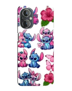 Чехол для OnePlus Nord N20 с картинкой «Стикеры Stitch и Angel» Чехол для OnePlus Nord N20 с картинкой «Стикеры Stitch и Angel»