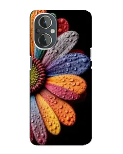 Чехол для OnePlus Nord N20 с картинкой «Радужный цветок» Чехол для OnePlus Nord N20 с картинкой «Радужный цветок»