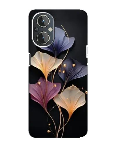 Чехол для OnePlus Nord N20 с картинкой «Лиловые цветы грации»