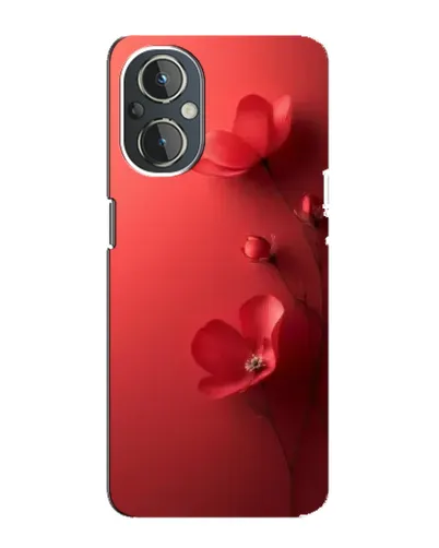 Чехол для OnePlus Nord N20 с картинкой «Маковые соцветия»