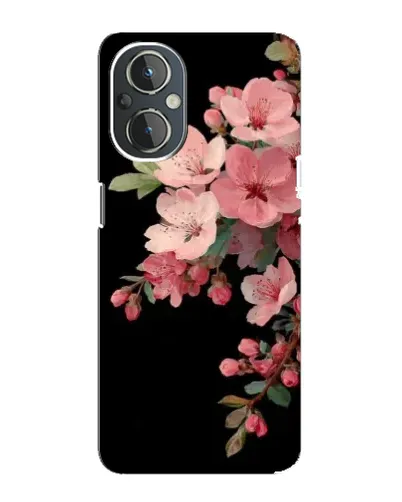 Чехол для OnePlus Nord N20 с картинкой «Розовая ветка сакуры»