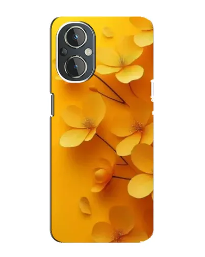Чехол для OnePlus Nord N20 с картинкой «Золотые лепестки»