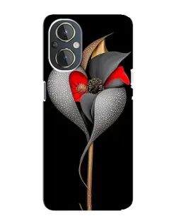 Чехол для OnePlus Nord N20 с картинкой «Серебряный фантазийный цветок» Чехол для OnePlus Nord N20 с картинкой «Серебряный фантазийный цветок»