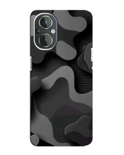 Чехол для OnePlus Nord N20 с картинкой «Темный абстрактный камуфляж» Чехол для OnePlus Nord N20 с картинкой «Темный абстрактный камуфляж»