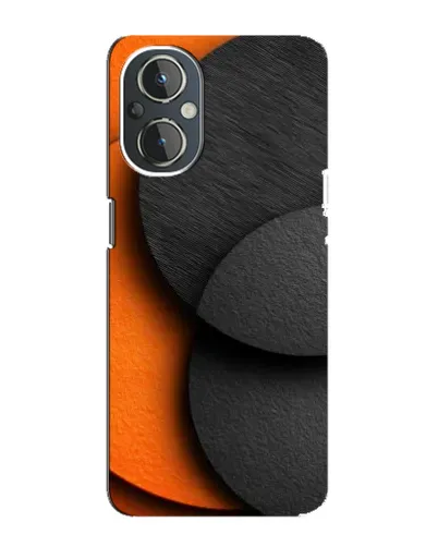 Чехол для OnePlus Nord N20 с картинкой «Геометрия оранжевых кругов» Чехол для OnePlus Nord N20 с картинкой «Геометрия оранжевых кругов»