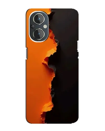 Чехол для OnePlus Nord N20 с картинкой «Оранжевый разлом» Чехол для OnePlus Nord N20 с картинкой «Оранжевый разлом»