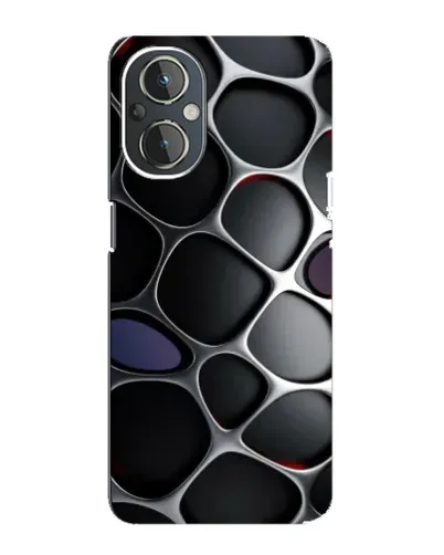 Чехол для OnePlus Nord N20 с картинкой «Объемная темная решетка» Чехол для OnePlus Nord N20 с картинкой «Объемная темная решетка»