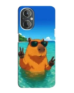 Чехол для OnePlus Nord N20 с картинкой «Морская капибара» Чехол для OnePlus Nord N20 с картинкой «Морская капибара»