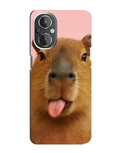 Чехол для OnePlus Nord N20 с картинкой «Капибара с языком» Чехол для OnePlus Nord N20 с картинкой «Капибара с языком»