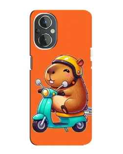 Чехол для OnePlus Nord N20 с картинкой «Капибара на скутере» Чехол для OnePlus Nord N20 с картинкой «Капибара на скутере»