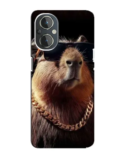 Чехол для OnePlus Nord N20 с картинкой «Капибара золотая цепь» Чехол для OnePlus Nord N20 с картинкой «Капибара золотая цепь»