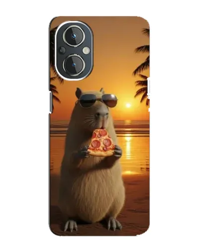 Чехол для OnePlus Nord N20 с картинкой «Капибара с пиццей» Чехол для OnePlus Nord N20 с картинкой «Капибара с пиццей»