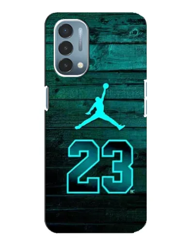 Чехол для OnePlus Nord N200 5G (DE211) с картинкой «Jordan Cyan 23» Чехол для OnePlus Nord N200 5G (DE211) с картинкой «Jordan Cyan 23»