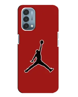 Чехол для OnePlus Nord N200 5G (DE211) с картинкой «Jordan Red Back» Чехол для OnePlus Nord N200 5G (DE211) с картинкой «Jordan Red Back»