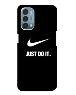 Чехол для OnePlus Nord N200 5G (DE211) с картинкой «Классический принт Nike»