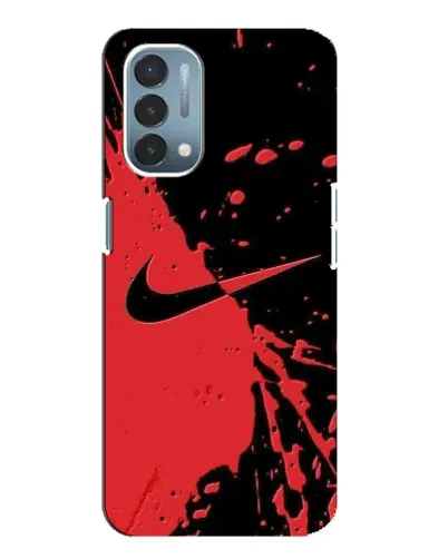 Чехол для OnePlus Nord N200 5G (DE211) с картинкой «Красные брызги Nike» Чехол для OnePlus Nord N200 5G (DE211) с картинкой «Красные брызги Nike»