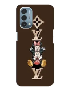 Чехол для OnePlus Nord N200 5G (DE211) с картинкой «LV и Микки Маус»