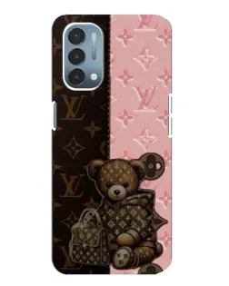 Чехол для OnePlus Nord N200 5G (DE211) с картинкой «Мишка в стиле LV»