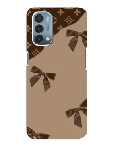 Чехол для OnePlus Nord N200 5G (DE211) с картинкой «LV — кофейный атлас»