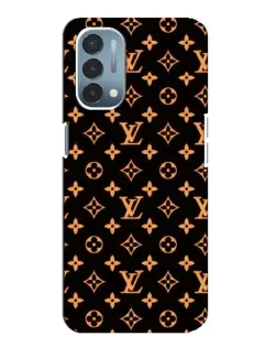 Чехол для OnePlus Nord N200 5G (DE211) с картинкой «Золотая монограмма LV»