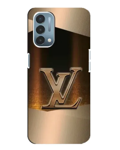 Чехол для OnePlus Nord N200 5G (DE211) с картинкой «LV — золотое сияние»