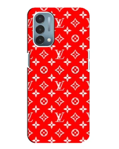 Чехол для OnePlus Nord N200 5G (DE211) с картинкой «Яркий паттерн LV»