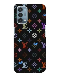 Чехол для OnePlus Nord N200 5G (DE211) с картинкой «Цветная монограмма LV»